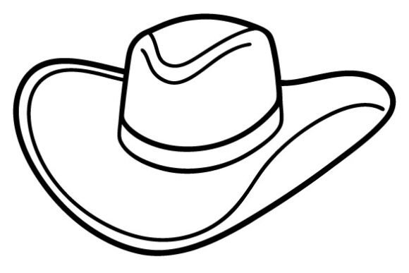 Cowboy Hat Line Art SVG Review for Real Embroidery Projects