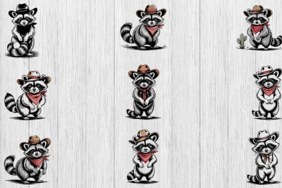 Cowboy Raccoon Illustration with Cactus Review for Real Projects