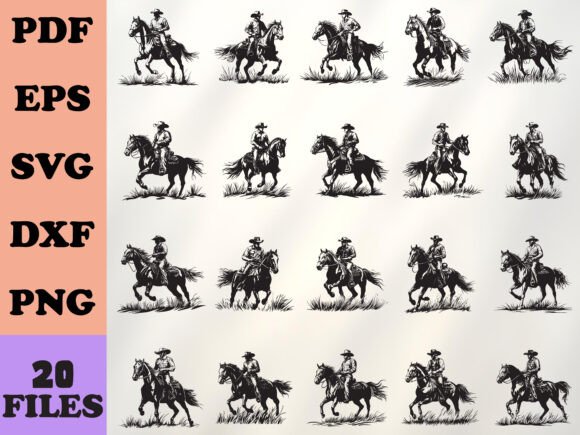 Cowboy Riding Horse SVG Review: A Wildly Practical Design
