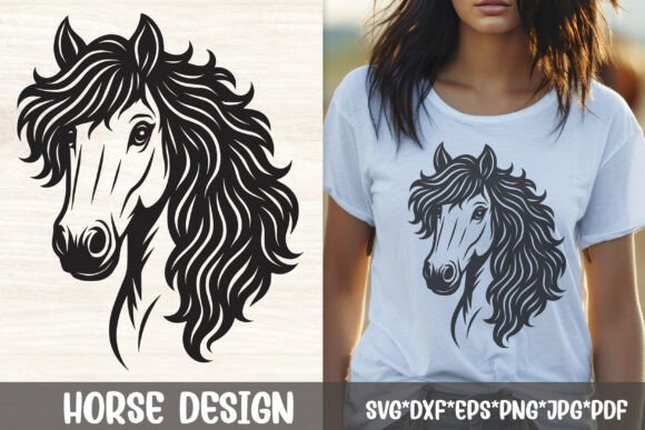 Curly Mane Western Horse SVG Cut File Review for Real Projects
