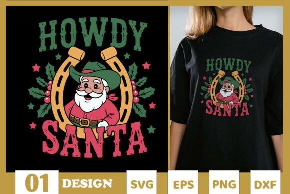 Howdy Santa Western Christmas SVG Review for Real Projects