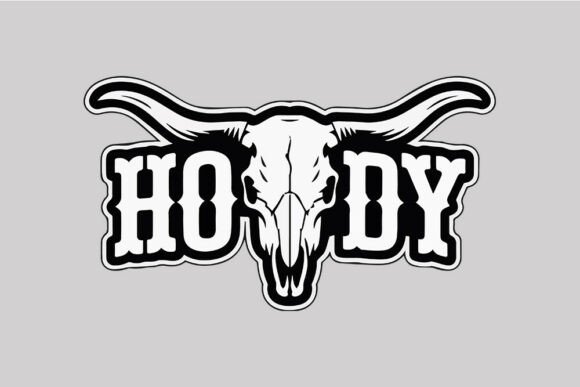 Howdy Western Skull SVG Longhorn Cowboy