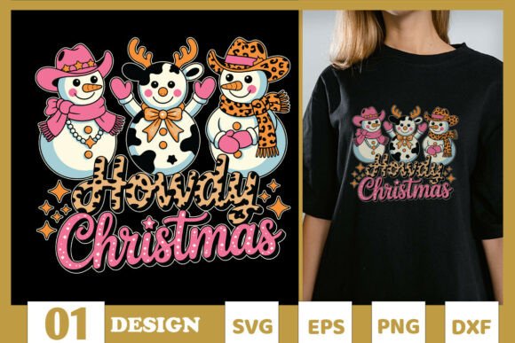 Howdy Xmas Western Snowman Festive SVG Review