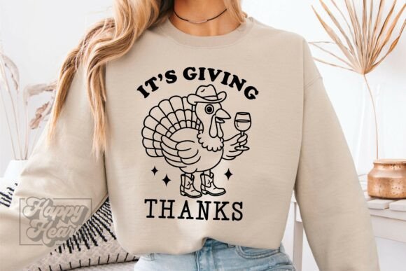Its Giving Thanks Wine Cowboy Turkey SVG Review