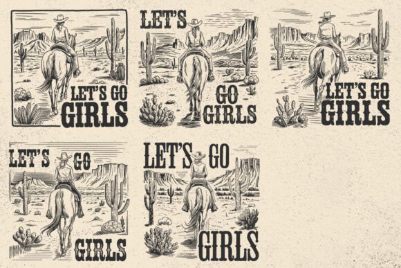 Let’s Go Girls SVG: A Western-Inspired Embroidery Design Review
