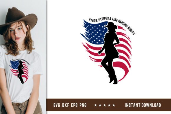 Line Dance SVG Country Western File Review for Real Projects