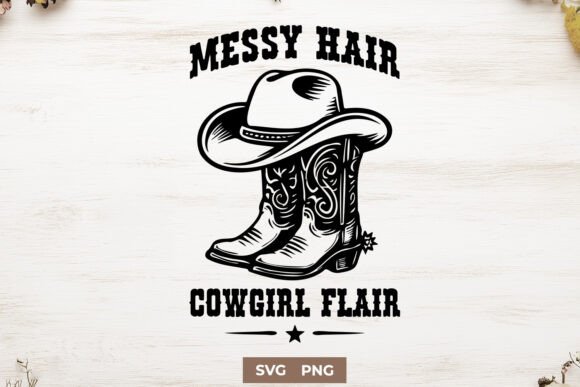 Messy Hair Cowgirl Flair SVG Western Hat Review