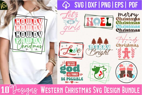Western Christmas SVG Design Bundle Review for Real Projects